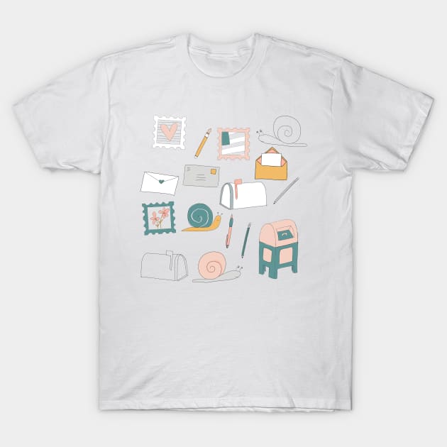 Snail Mail T-Shirt by LauraKatMax